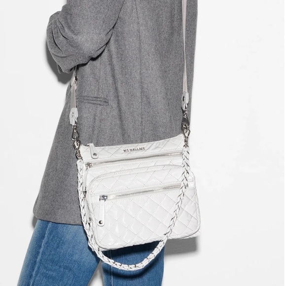 MZ WALLACE Downtown Crosby Quilted Nylon Crossbody Bag